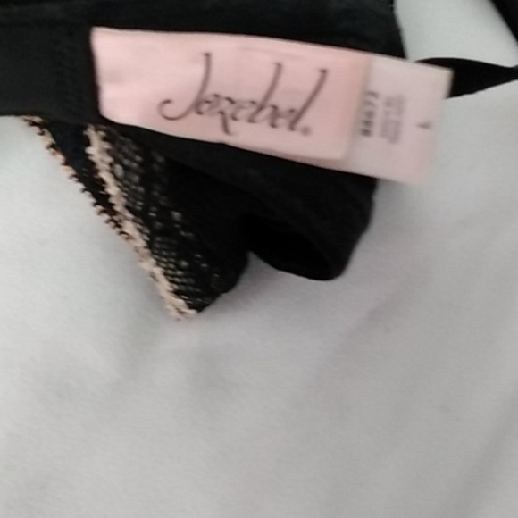 Jezebel black and pink lion print lingerie large - Picture 8 of 8